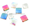 German Checkerboard Flatback Square Rhinestones
